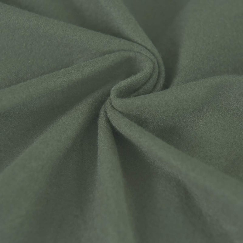 Easy-Going 8 Pieces Microfiber Stretch Sectional Recliner Sofa Slipcover Soft Fitted Fleece 3 Seats Couch Cover Washable Furniture Protector with Elasticity for Kids Pet(Recliner Sofa, Greyish Green) - Image 5